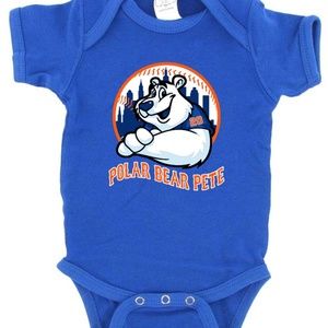 Pete Alonso New York Mets Polar Bear Baby Onesie